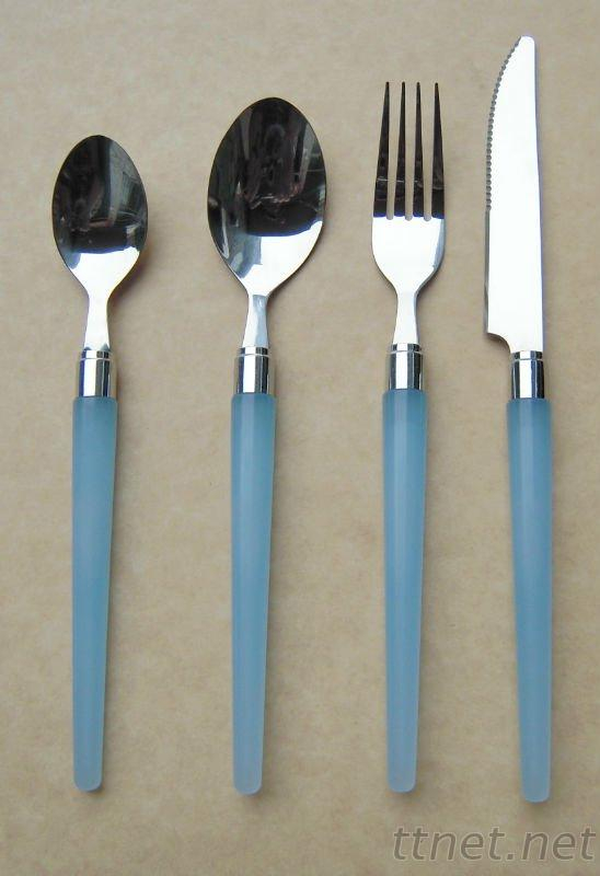 塑膠把手食具組